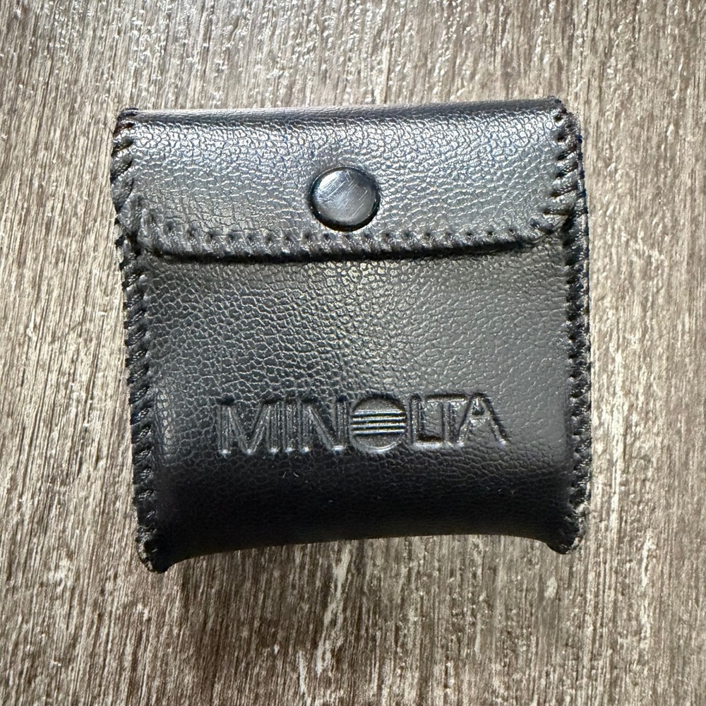 Minolta Program D 314i Flash Unit Vintage Camera Accessory‎ Pouch Shoe Mount